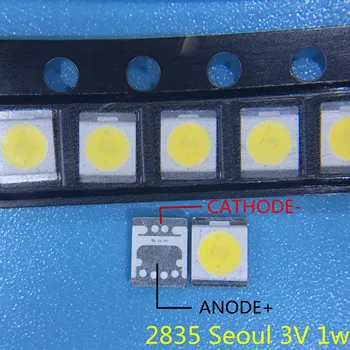 

100pcs SEOUL High Power LED LED Backlight 1210 3528 2835 1W 100LM Cool white SBWVT121E LCD Backlight for TV TV Application
