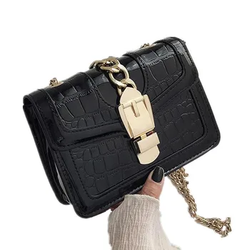 

Alligator Leather Bags Women Messenger Bag Purses and Handbag Shoulder Fashion Crossbody bags Women's Handbags Chain Strap