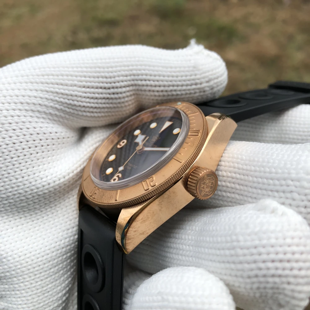 Steedlve SD1958S CUSN8 Bronze Case NH35 Automatic Watch 200m Water Resistant Dive Watch
