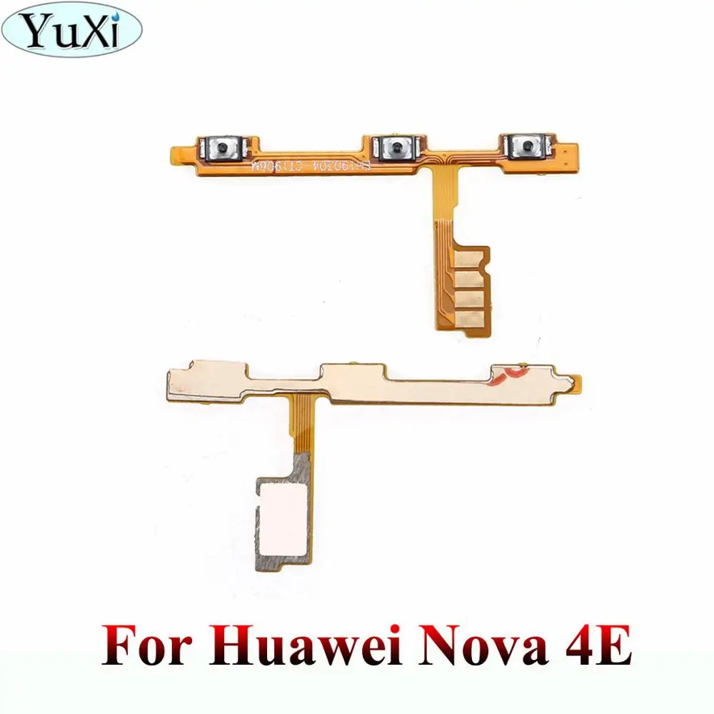 YuXi для huawei nova 2i 2S 2P 3 3E 3i 4 4e/nova Lite питание вкл/выкл и Объем гибкий кабель Поддержка - Цвет: Nova 4E
