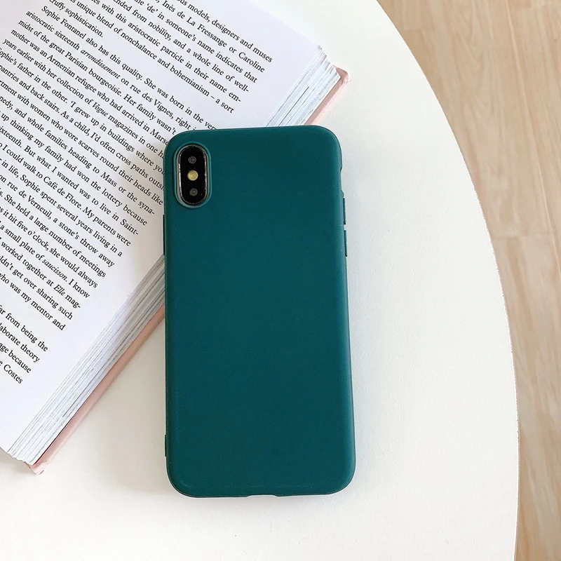XL-14 Мягкий силиконовый резиновый чехол для телефона Etui iPhone 6, 6 S, 7, 8 Plus, X, XS, XR, XS Max 11 Pro, карамельный чехол из ТПУ - Цвет: XL-14