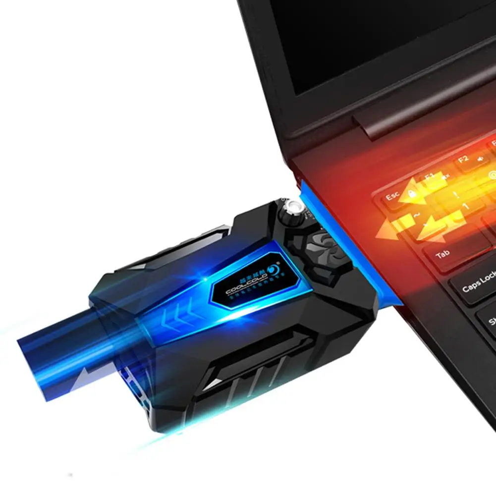 Портативный Вакуумный охладитель для ноутбуков внешний USB вентилятор с