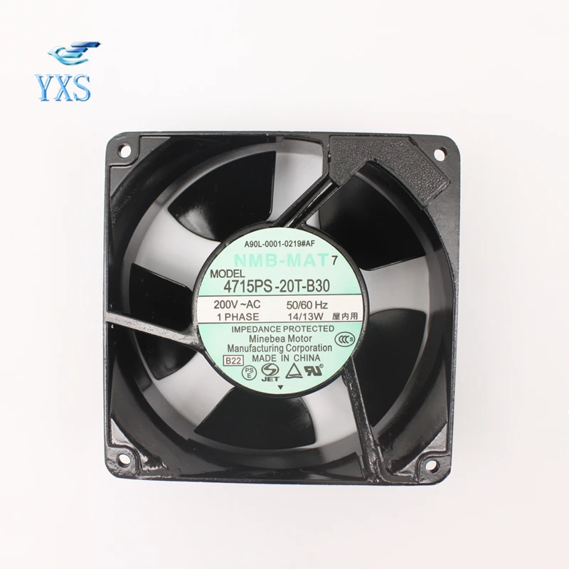 Оригинальный 4715PS-20T-B30 охлаждающий вентилятор 120*120*38 мм AC 220 В 13/14 Вт вентилятор 2900 алюминиевая рама 12038 об/мин