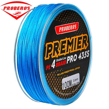

PE Blue Braided 100M Fishing Line 4 Strands 10 50 100 LB Pound Fish Wire Spider String Lake String Carp Australian pesca