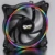 DarkFlash D1 120mm PC Computer case LED fan RGB Double halo rainbow 12cm mute 12V 4pin Heatsink Cooling Cooler Silent Fan