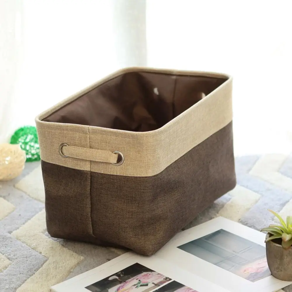 3 шт. DIY Настольная корзина для хранения мелочей Нижнее белье коробка для хранения игрушек Косметическая Книга Органайзер канцелярский контейнер корзина для белья