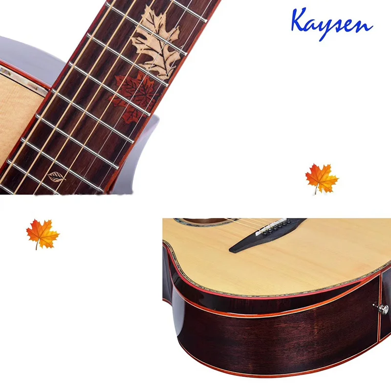 Kaysen 41 дюймов гитара AA класс ель одноплатная из красного дерева гитара высокого класса гитара из твердой древесины профессиональная