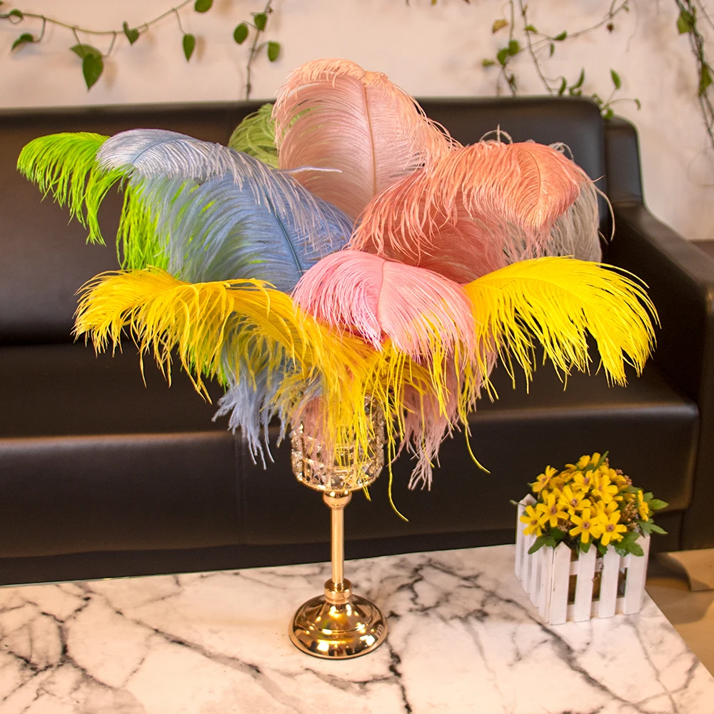 Ostrich Feathers Home Vase Accessories  Vase Wedding Decoration Feathers -  10pcs - Aliexpress