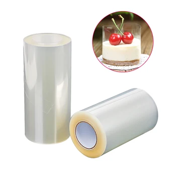 

Cake Decorating Tools 10m X10cm Transparent Clear Mousse Surrounding Edge Wrapping Tape Baking Cake Dessert Collar DIY