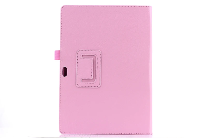 Розовый Флип-Litchi кожаный чехол для samsung Galaxy Tab S2 9,7 SM-T810 SM-T815 T813 T819 планшет Folio Складная подставка защитный чехол+ ручка - Цвет: Розовый