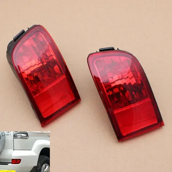 

Auto Car Rear Bumper Reflector Tail Fog Light Housing for Toyota Land Cruiser Prado 120 2002 2006 07 08 09 Red LENS ABS Plastic