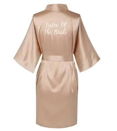 Satin Silk Robes Women Clothing Sleepwear Plus Size Wedding BathRobe Bride Bridesmaid Dress Gown