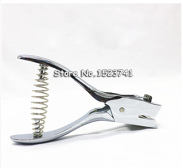 9772 Hole Punch Slot Punch Badge Hole Punch for ID Cards Hand Held One Slot  Hole Puncher 15mm x 4mm Hole - AliExpress
