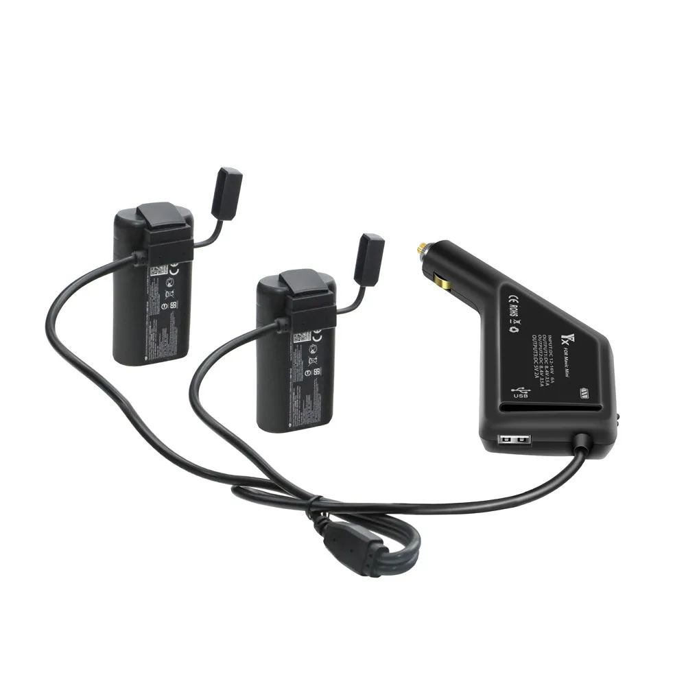 3 в 1 USB Автомобильное зарядное устройство пульт дистанционного управления зарядное устройство для DJI MAVIC Mini Drone супер быстрая зарядка