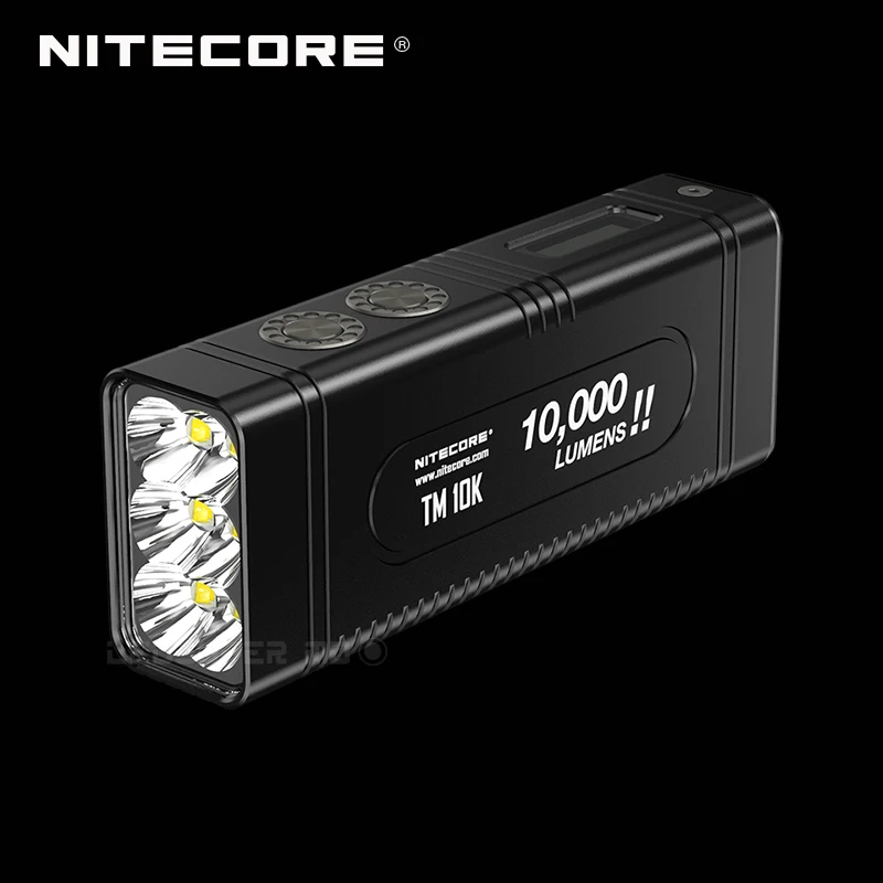 10000 люмен Nitecore TM10K компактный и интеллектуальный фонарик Sharp Light встроенный литий