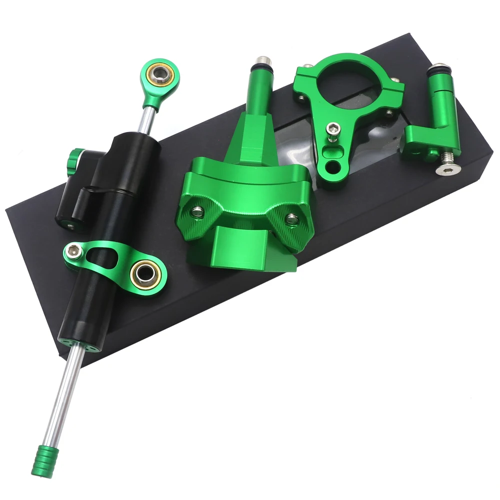 Аксессуары для мотоциклов CNC управление алюминиевым сплавом демпфер Стабилизатор монтажные комплекты кронштейнов для Kawasaki Ninja 400