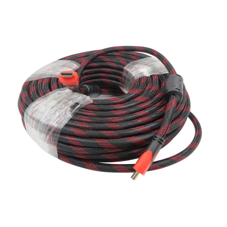 

Shenzhen lan tuo Wire Stock Wholesale Support 3D1080P Shuanghuan with Net Plated Head 20 m hdmi High-definition Cable