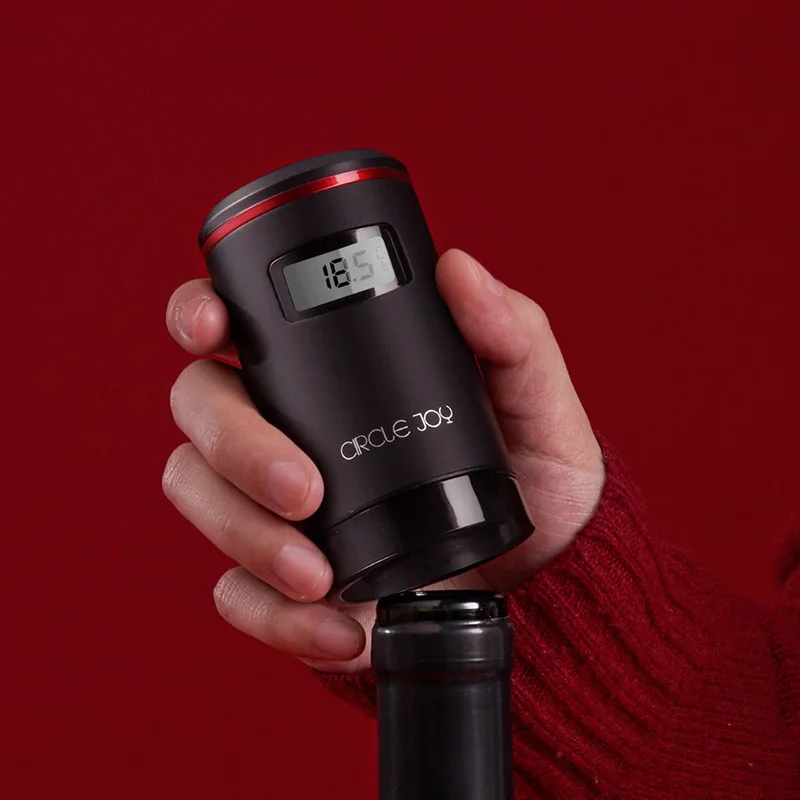 Умный вакуумный флакон для вина Youpin светодиодный USB дисплей хранения свежего