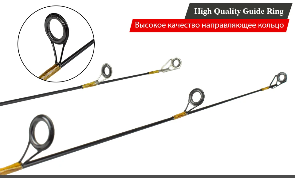 K8356 FRP Winter Ice Fishing Rod 2 Section CastingSpinning Fishing Pole Ultralight Stitching Tackle Fish Accessories 52CM 66CM (9)