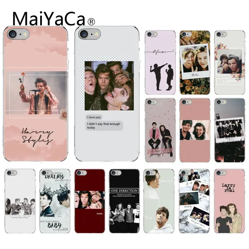 

MaiYaCa Larry Stylinson TPU Soft Phone Case Cover for iPhone 8 7 6 6S Plus X XS MAX 5 5S SE XR 10 Cover Capa