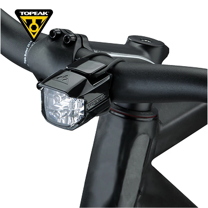 Фонарь велосипедный Topeak whiteelite TMS065 Передний фонарь для крепления на руль REDLITE TMS066