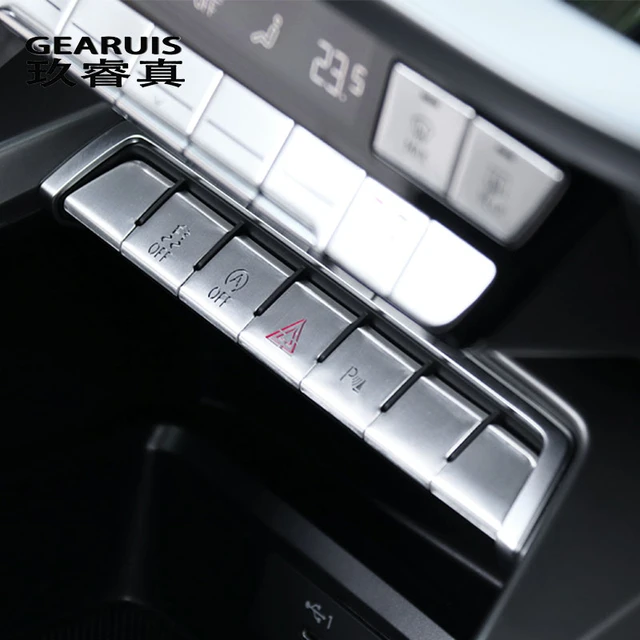 En Alliage D'aluminium Voiture Volant Contrôle Bouton Autocollant  Garnitures Pour Audi Q5 2018 2019 2020 2021 2022 S Line Accessoires  Intérieurs - Intérieur Moulures - AliExpress