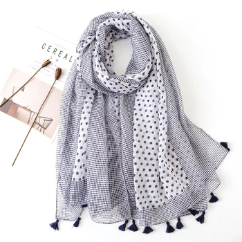 

Luxury brand Lady cotton scarf winter silk scarves women's Print beach shawl Wrap Pashmina Stole Bufandas Muslim Hijab Snood