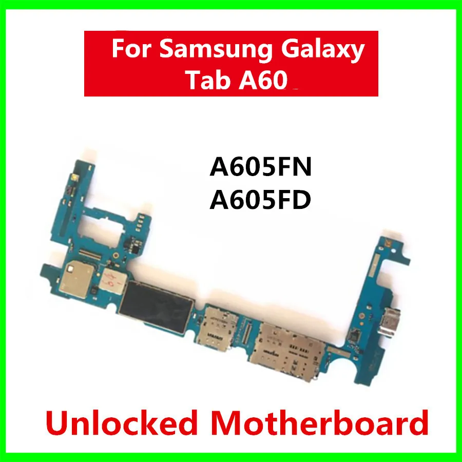 Материнская плата для samsung Galaxy A6 Plus A605GN A605DS, материнская плата для samsung Tab T535 T531 T530, оригинальная разблокированная материнская плата