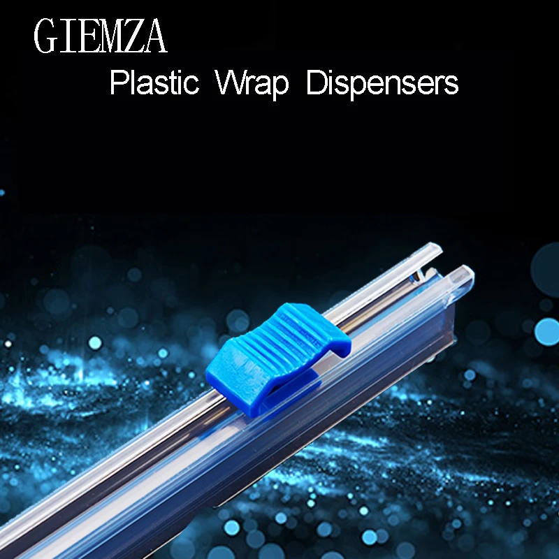 Giemza Home Plastic Wrap Dispensers And Foil Film Cutter Food Cling