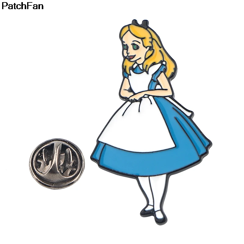 A2609 Patchfan модные популярные забавные очаровательные милые Мультяшные булавки для детей, мужчин, женщин, броши, аксессуары для одежды, ювелирные изделия, значки