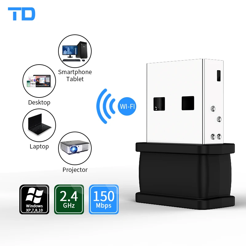 FSD GLW311MI 150Mbps Wireless usb adapter wireless network card desktop wifi receiver 2.4GHz | Компьютеры и офис