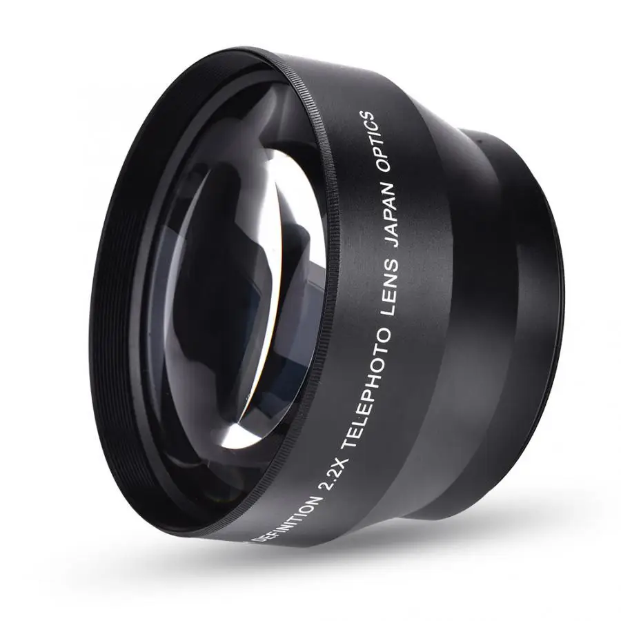 

67mm 2.2X Universal Teleconverter Wide Angle Telephoto Lens Optical Glass Lens For Canon Camera Camcorders Professional
