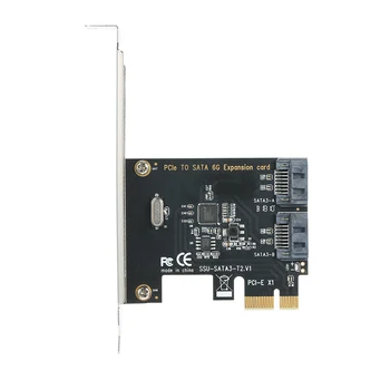 

PCI-e to Dual SATA 3.0 Expansion Card Converter 2 Port SATA 3.0 6Gbps Interface For PC Desktop