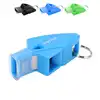 Whistle Crisp Sound Football Whistle with Lanyard Finger Clip for Sports for Emergency 2