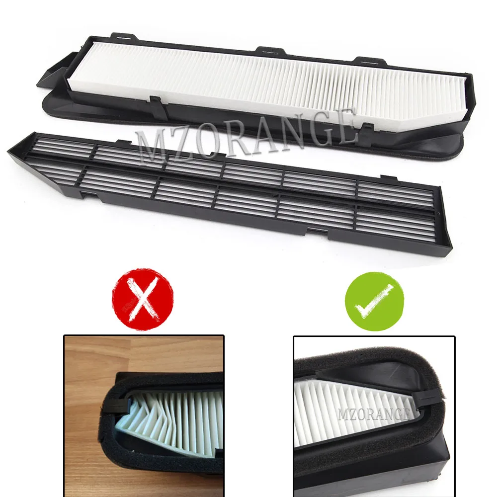 New Cabin Air Housing Filter Kit For Jeep Grand Cherokee 1999-2010 82208300K Car Accessory With Shelf air filters car filter