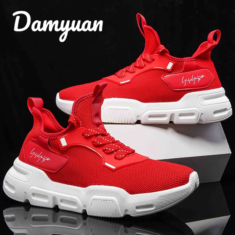 Damyuan 2019 Мужские дышащие сетчатые кроссовки Повседневная Спортивная обувь для улицы кроссовки плюс размер 45