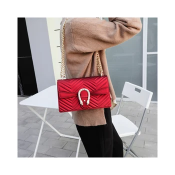 

Fashion Simple Small Square Bag Snake Fashion Brand Women Bag Alligator PU Leather Messenger Bag Designer Chain Shoulder Crossb