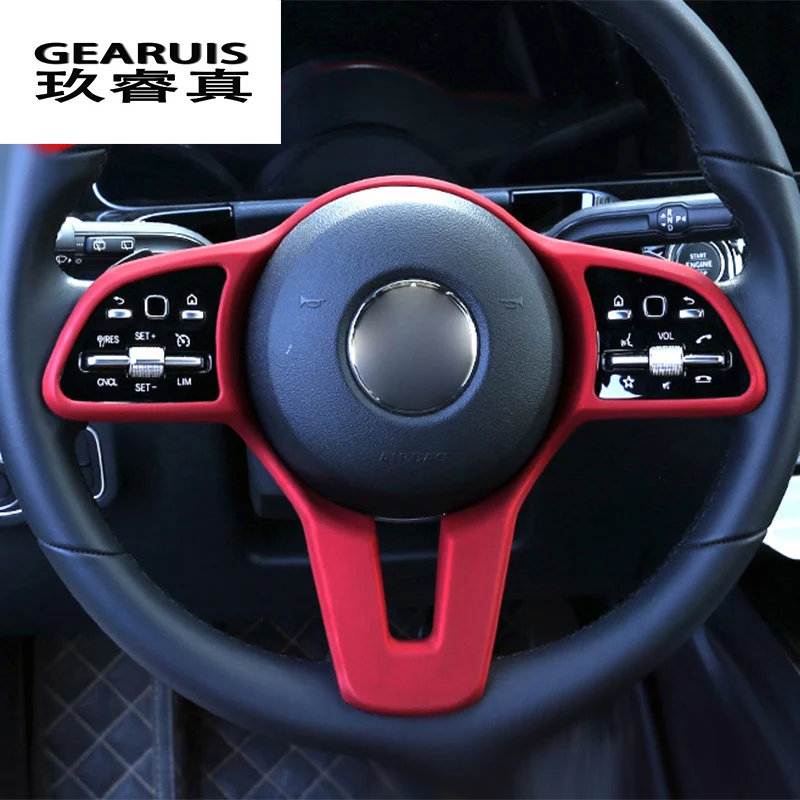 Автомобильный Стайлинг для Mercedes Benz A B C E G класс CLA CLS GLC GLE GLS W177 W205 W213 X253 кнопки рулевого колеса наклейки аксессуары