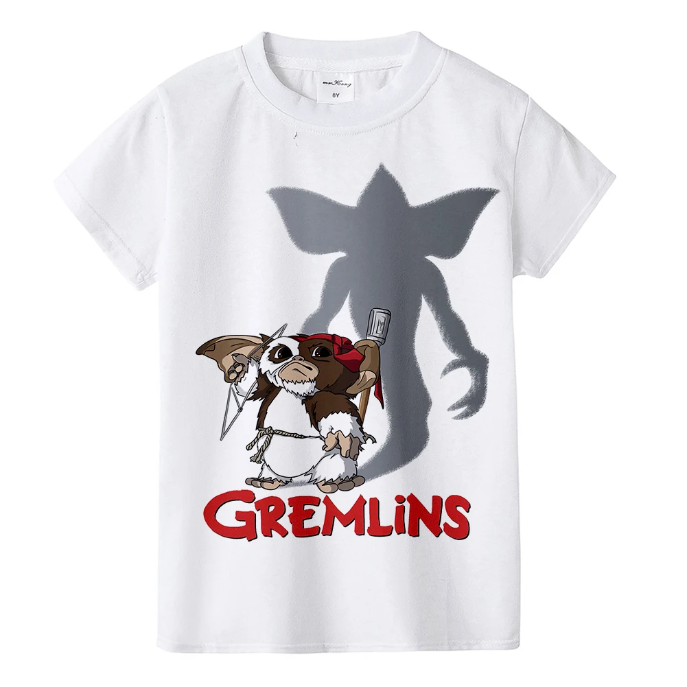 В году, новая детская футболка Gremlins Gizmo летняя футболка для маленьких мальчиков и девочек Забавные футболки с героями мультфильмов, Детская летняя одежда милый ребенок - Цвет: 9641