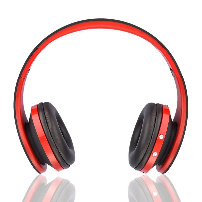 8252 Складная bluetooth-гарнитура Super Bass стерео(черный+ красный