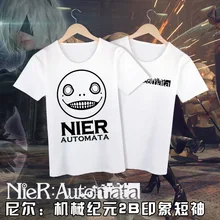 

Nier:automata Cartoon Game T-Shirt Cute Print Men's and Women's Tops Short Sleeve Tee Top