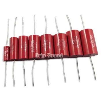 

2pcs 400V 0.47uF-5.6uF Speaker Frequency Divider Amplifier Crossover Filter Membrane Polypropylene Film Non-Polarity Capacitor