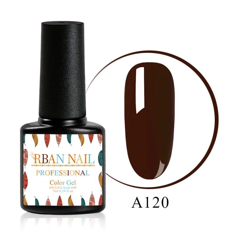 RBAN NAIL Caramel Color Nail Glitter Gel Polish oak Off UV Gel Hybrid Gel Varnishes Semi Permanent Vernis Nail Manicure - Цвет: BM30120