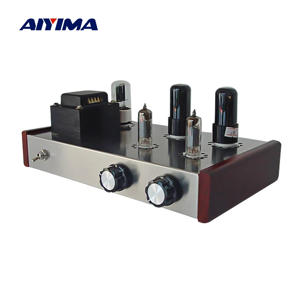 Усилитель для домашнего кинотеатра AIYIMA предусилитель 6J4 6P6P 6Z5P Hi Fi аудио усилитель