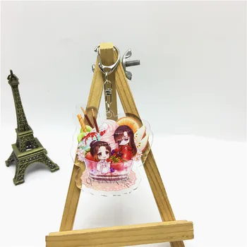 

1pc acrylic pendant TianGuanCiFu modaozhushi keychains very cute and cool keyrings