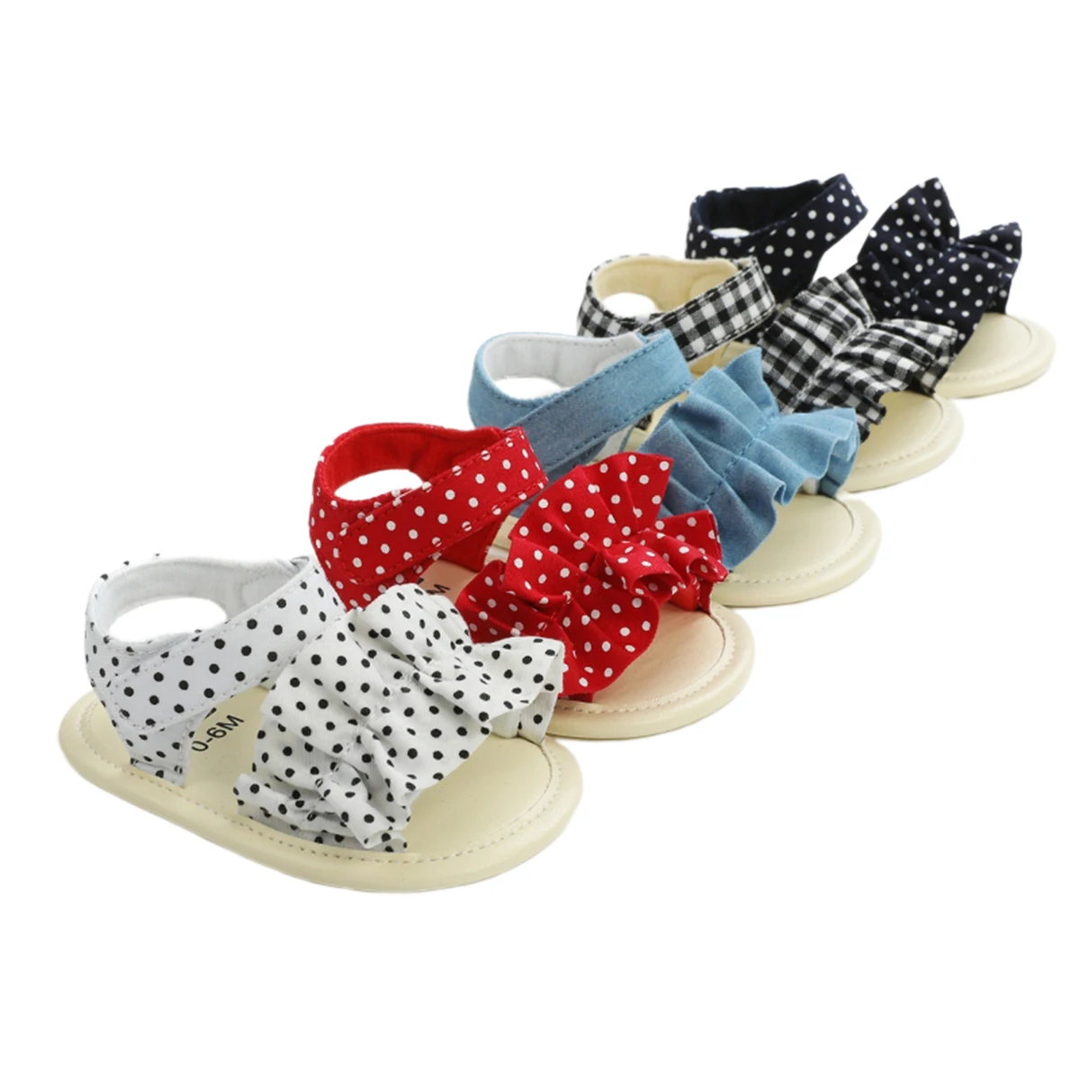 Босоножки парусиновые на мягкой нескользящей подошве однотонные с