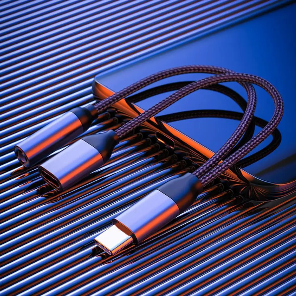 Оригинальный адаптер для наушников типа C 3 5 мм с разъемом Usb на Aux аудио конвертер