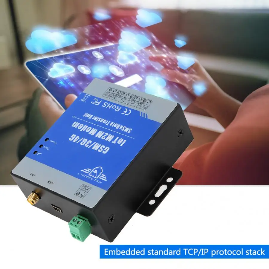 D223 GSM/GPRS RS485 последовательный порт для GPRS IOT M2M модем Прозрачная передача сообщений SMS DTU 100-240 В