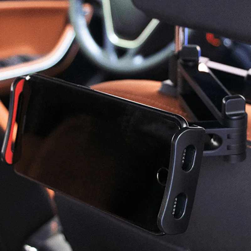 Гибкая Автомобильная подушка с поворотом на 360 градусов для iPad, держатель для мобильного телефона, подставка для планшета на заднее сиденье, подголовник, кронштейн, 4-11 дюймов