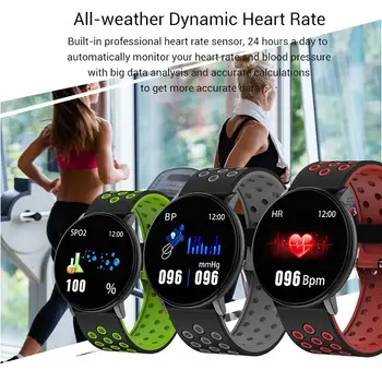 

Smart Watch Heart Rate Monitor Fitness Tracker Stopwatch Pedometer Calorie Sport IP67 Waterproof Watch 1.3 Inch LCD Display